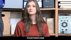 Play Strict Police Officer Catches Teen Shoplifter and Fucks Her Hard in the Store