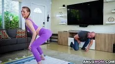 Play Fit treadmom erin of all timespirit stretch outes her bunt doing a exercising, but her horned ass hook stairson danny nerve gets the pleasance to eat it.
