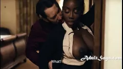 Abspielen Die verzweifelte schwarze Osa Lovely wird bei einer heißen interrassischen Begegnung hilflos dominiert